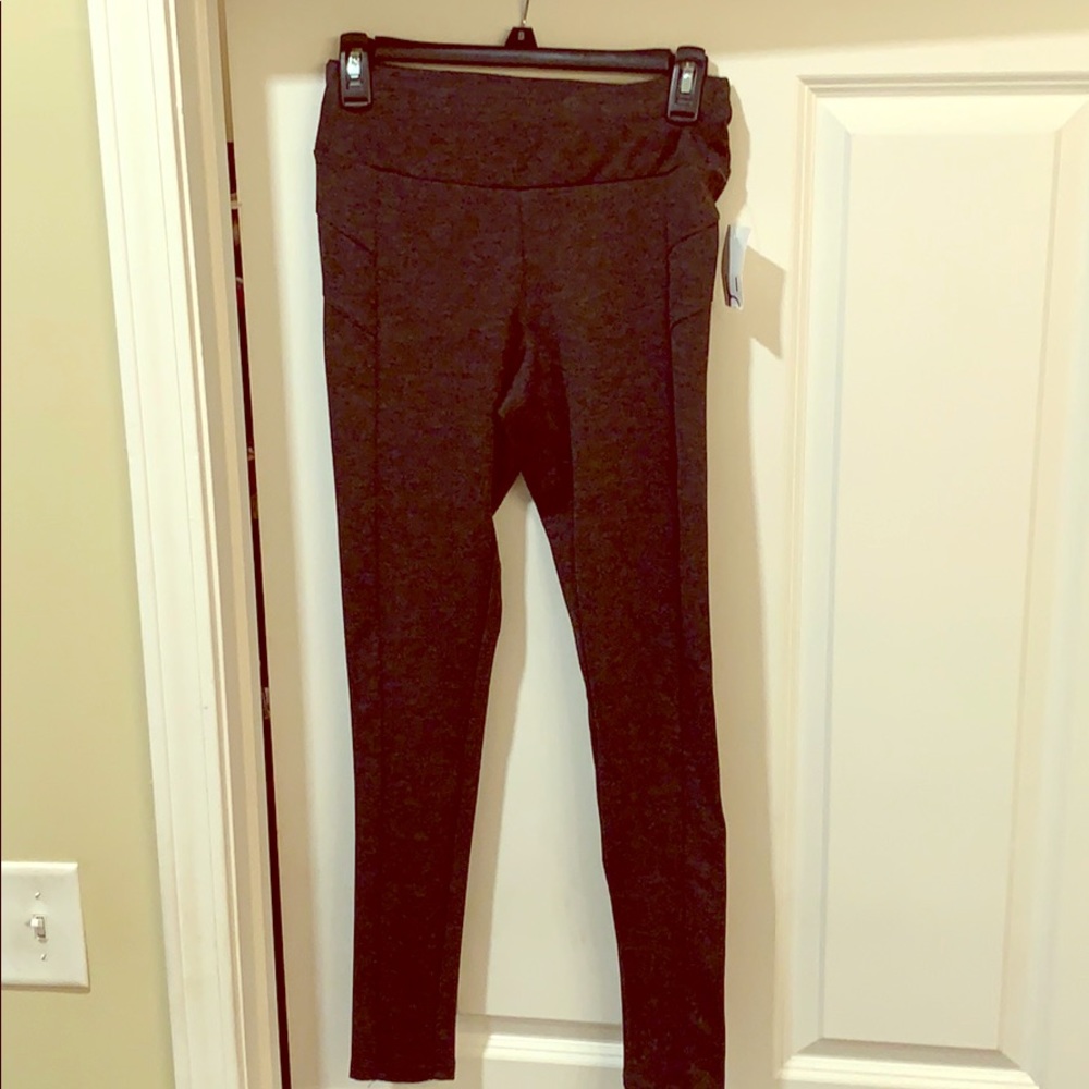 Grey legging style work pants